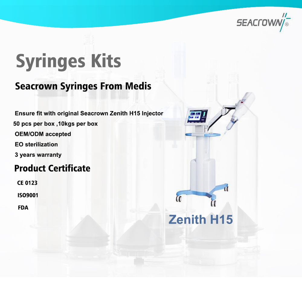 Seacrown Zenith-H15 Angio Injectors Syringes