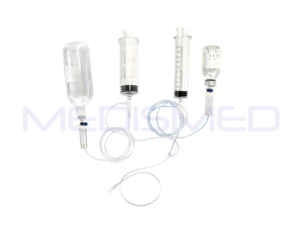 Nemoto 200ml 100ml syringe with transfer set