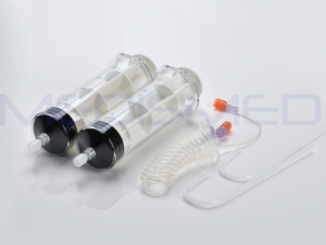 C855-5404 / C855-5408--200ml/200ml Syringes Pack สำหรับ Nemoto Dual Shot Alpha 7 & B200 Contrast Media Injectors