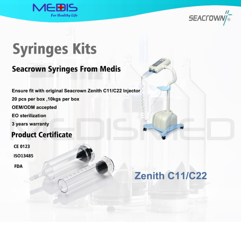 Gói ống tiêm cao áp Seacrown Zenith-C11 100ml / 100ml CT