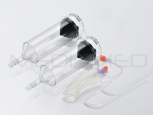 Medis Medical dùng một lần Sinomdt Sinopower-D 200ml / 200ml CT Scanning Syringes Kits