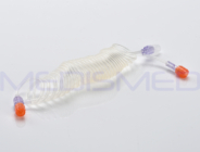 MRI 2500mm (96 inch) Spiral Extension T Tubing with Check Valve for Single-use
