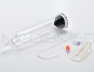 Disposable High Pressure Angiographic Syringes for Bracco EZEM Empower CT & Empower CTA Injection System-200ml syringes for EZEM CT injectors- CT contrast media injectors syringes