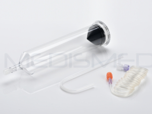 Disposable High Pressure Angiographic Syringes for Bracco EZEM Empower CT & Empower CTA Injection System-200ml syringes for EZEM CT injectors- CT contrast media injectors syringes