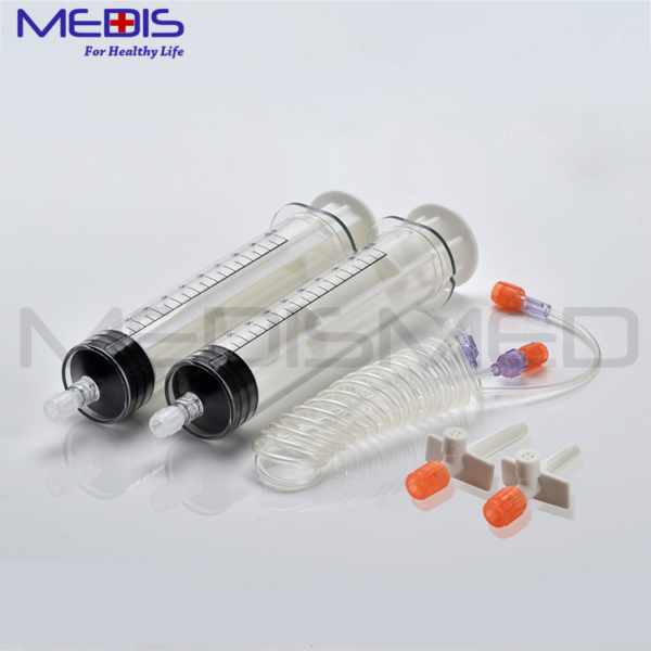 Nemoto 100ml-100ml CT syringe with spike