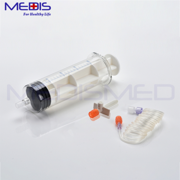 Nemoto 200ml CT syringe with Spike