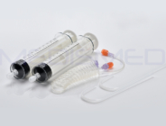 Nemoto Dual Shot 100ml/100ml CT Automated Contrast Injectors Syringes for Angiography