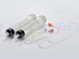 Nemoto Dual Shot 100ml/100ml CT Automated Contrast Injectors Syringes for Angiography
