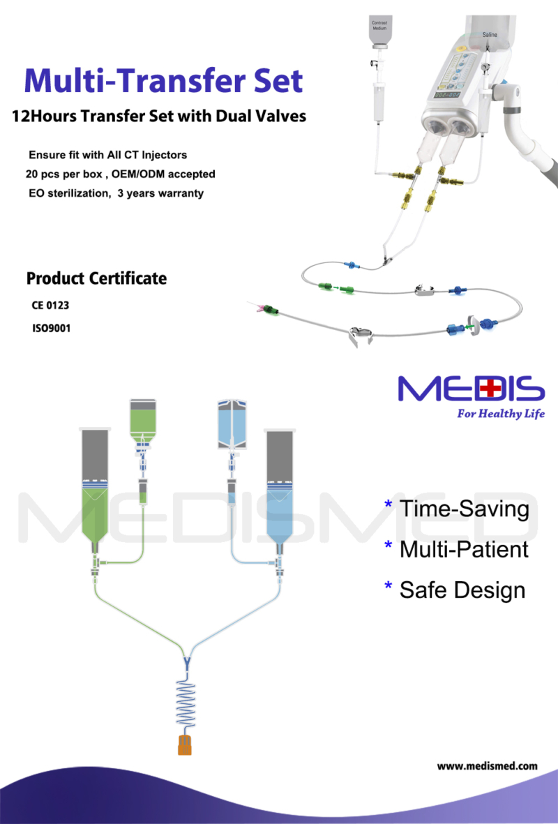 Bracco Multi Transfer syringe set 12 hours