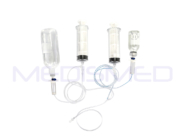 Nemoto Dual shot 200ml Contrast Syringes with 12hrs Multi-patient Transfer Set
