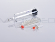 125ml prefill syringe with Large Spike for guerbet LF optione-Optivantage CT contrast Medium injector