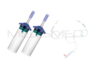 Multi-use 12H syringe kits with dual chambers